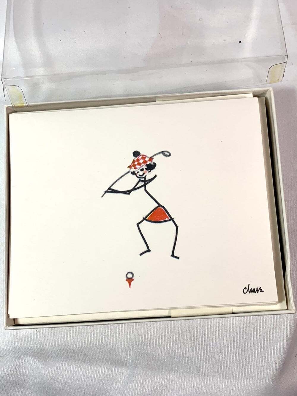 Girl Golf Stationary Kristin Elliot